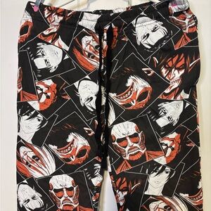 Hot Topic Anime Graphic Joggers - Attack on Titan Portrait
